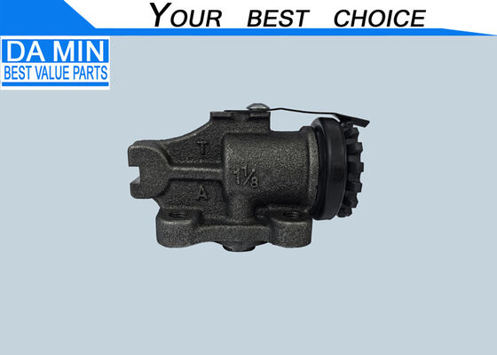 4HG1 4HK1 NKR NPR Κύλινδρο τροχών 8971709500 Μπροστά αριστερά φρένο τύμπανο Μπροστά κύλινδρο 1 1/8 " Πιστονικό κιβώτιο 16 Δόντια Isuzu Truck φρένα